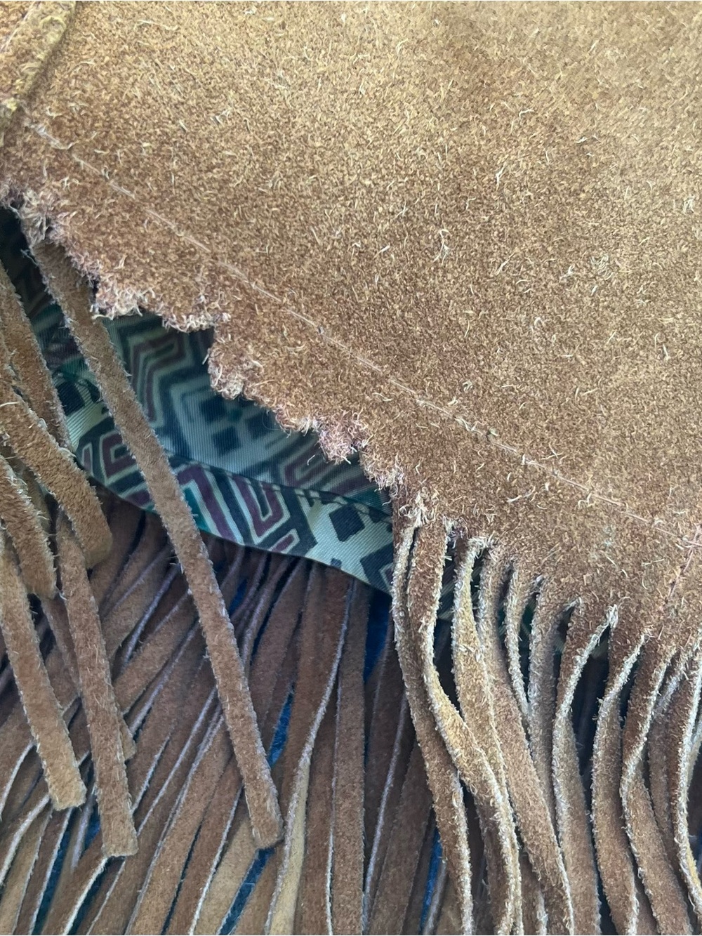 Vintage Ms.Pioneer Western Leather Fringe Jacket - Picture 6 of 6